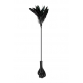 Двусторонний стек-щекоталка Sweet Caress Feather Whip - 58 см. - Sweet Caress - купить с доставкой в Ногинске