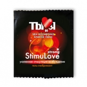 Разогревающий гель-лубрикант Stimulove Strong в одноразовой упаковке - 4 гр. - Биоритм - купить с доставкой в Ногинске
