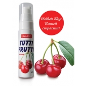 Гель-смазка Tutti-frutti с вишнёвым вкусом - 30 гр. - Биоритм - купить с доставкой в Ногинске