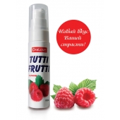 Гель-смазка Tutti-frutti с малиновым вкусом - 30 гр. - Биоритм - купить с доставкой в Ногинске