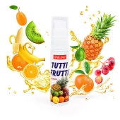 Гель-смазка Tutti-frutti со вкусом тропических фруктов - 30 гр. - Биоритм - купить с доставкой в Ногинске
