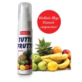 Гель-смазка Tutti-frutti со вкусом тропических фруктов - 30 гр. - Биоритм - купить с доставкой в Ногинске