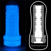 Светящийся в темноте мастурбатор Lumino Play Masturbator Ribbed - Lovetoy - в Ногинске купить с доставкой