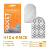 Карманный мастурбатор HEXA-BRICK - Tenga - в Ногинске купить с доставкой