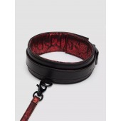 Стильный ошейник с поводком Reversible Faux Leather Collar and Lead - Fifty Shades of Grey - купить с доставкой в Ногинске