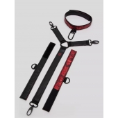 Ошейник с наручниками Reversible Faux Leather Collar and Wrist - Fifty Shades of Grey - купить с доставкой в Ногинске
