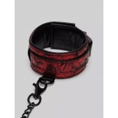 Красно-черные оковы Reversible Faux Leather Ankle Cuffs - Fifty Shades of Grey - купить с доставкой в Ногинске