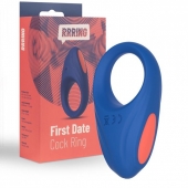 Синее эрекционное кольцо RRRING First Date Cock Ring - FeelzToys - в Ногинске купить с доставкой