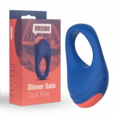 Синее эрекционное кольцо RRRING Dinner Date Cock Ring - FeelzToys - в Ногинске купить с доставкой