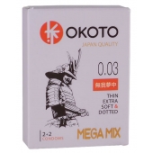 Набор из 4 презервативов OKOTO MegaMIX - Sitabella - купить с доставкой в Ногинске