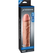 Телесная насадка Fantasy X-tensions Perfect 2  Extension - 20,3 см. - Pipedream - в Ногинске купить с доставкой