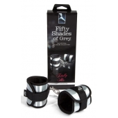 Серо-черные наручники Totally His - Fifty Shades of Grey - купить с доставкой в Ногинске
