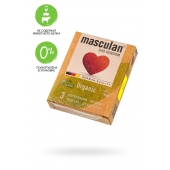 Экологически чистые презервативы Masculan Organic - 3 шт. - Masculan - купить с доставкой в Ногинске