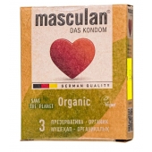 Экологически чистые презервативы Masculan Organic - 3 шт. - Masculan - купить с доставкой в Ногинске
