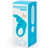 Голубое эрекционное виброкольцо Happy Rabbit Rechargeable Rabbit Cock Ring - Happy Rabbit - в Ногинске купить с доставкой