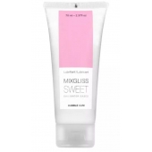 Смазка на водной основе Mixgliss Sweet с ароматом бабл-гам - 70 мл. - Mixgliss - купить с доставкой в Ногинске