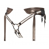 Бронзовый пояс для насадок Desirous Harness - Strap-on-me - купить с доставкой в Ногинске