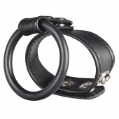 Двойное кольцо выносливости на пенис DUAL STAMINA RING - BlueLine - в Ногинске купить с доставкой