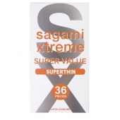 Ультратонкие презервативы Sagami Xtreme Superthin - 36 шт. - Sagami - купить с доставкой в Ногинске