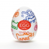 Мастурбатор-яйцо Keith Haring EGG STREET - Tenga - в Ногинске купить с доставкой