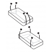 Фиксаторы для кровати WRAPAROUND MATTRESS RESTRAIN - Pipedream - купить с доставкой в Ногинске