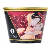 Массажная  свеча Sparkling Strawberry Wine с ароматом клубничного вина - 170 мл. - Shunga - купить с доставкой в Ногинске