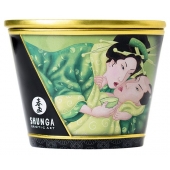 Массажная свеча Exotic Green Tea с ароматом зелёного чая - 170 мл. - Shunga - купить с доставкой в Ногинске