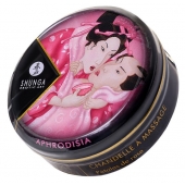 Массажная свеча Rose Petals с ароматом розы - 30 мл. - Shunga - купить с доставкой в Ногинске