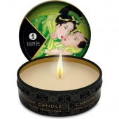 Массажная свеча Exotic Green Tea с ароматом зелёного чая - 30 мл. - Shunga - купить с доставкой в Ногинске