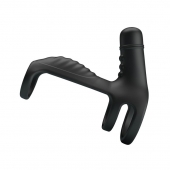 Черная вибронасадка на пенис Vibrating Penis Sling - Baile - в Ногинске купить с доставкой