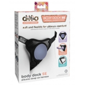 Черные трусики для страпона Body Dock SE на регулируемых ремнях - Pipedream - купить с доставкой в Ногинске