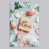 Полиэтиленовый пакет  Подарочек  с вырубной усиленной ручкой - 20 х 30 см. - Сима-Ленд - купить с доставкой в Ногинске