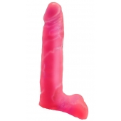 Розовая насадка-фаллос для трусиков Harness - 16,5 см. - LOVETOY (А-Полимер) - купить с доставкой в Ногинске