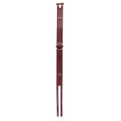 Бордовый ремень Halo Waist Belt - размер L-XL - Shots Media BV - купить с доставкой в Ногинске