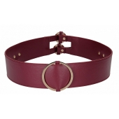 Бордовый ремень Halo Waist Belt - размер L-XL - Shots Media BV - купить с доставкой в Ногинске