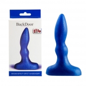 Синий анальный стимулятор Beginners p-spot massager - 11 см. - Lola Games - в Ногинске купить с доставкой