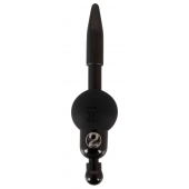 Черный уретральный вибростимулятор Vibrating Penis Plug - Orion - купить с доставкой в Ногинске