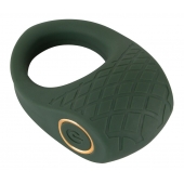 Зеленое эрекционное виброкольцо Luxurious Vibro Cock Ring - Orion - в Ногинске купить с доставкой