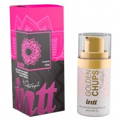 Возбуждающий гель Golden Chups с малиновым ароматом - 17 мл. - INTT - купить с доставкой в Ногинске