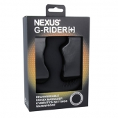 Черный вибромассажер простаты Nexus G-Rider+ - 12,6 см. - Nexus Range - в Ногинске купить с доставкой