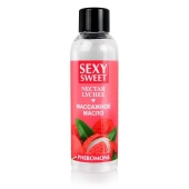 Массажное масло Sexy Sweet Nectar Lychee с феромонами и ароматом личи - 75 мл. - Биоритм - купить с доставкой в Ногинске