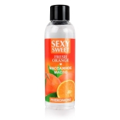 Массажное масло Sexy Sweet Fresh Orange с ароматом апельсина и феромонами - 75 мл. - Биоритм - купить с доставкой в Ногинске