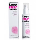 Съедобное согревающее массажное масло Love Me Tender Cotton Candy с ароматом сладкой ваты - 100 мл. - Love to Love - купить с доставкой в Ногинске