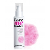 Съедобное согревающее массажное масло Love Me Tender Cotton Candy с ароматом сладкой ваты - 100 мл. - Love to Love - купить с доставкой в Ногинске