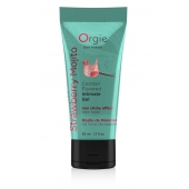 Съедобный интимный гель Orgie Lube Tube Cocktail Strawberry Mojito - 50 мл. - ORGIE - купить с доставкой в Ногинске