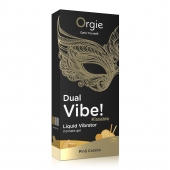 Съедобный гель Dual Vibe Pina Colada с эффектом вибрации и вкусом коктейля пина колада - 15 мл. - ORGIE - купить с доставкой в Ногинске