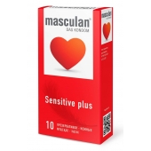 Презервативы Masculan Sensitive plus - 10 шт. - Masculan - купить с доставкой в Ногинске