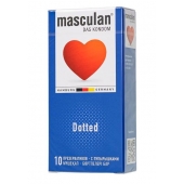 Презервативы с пупырышками Masculan Dotted - 10 шт. - Masculan - купить с доставкой в Ногинске