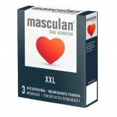 Презервативы увеличенного размера Masculan XXL - 3 шт. - Masculan - купить с доставкой в Ногинске