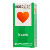 Презервативы анатомической формы Masculan Anatomic - 10 шт. - Masculan - купить с доставкой в Ногинске